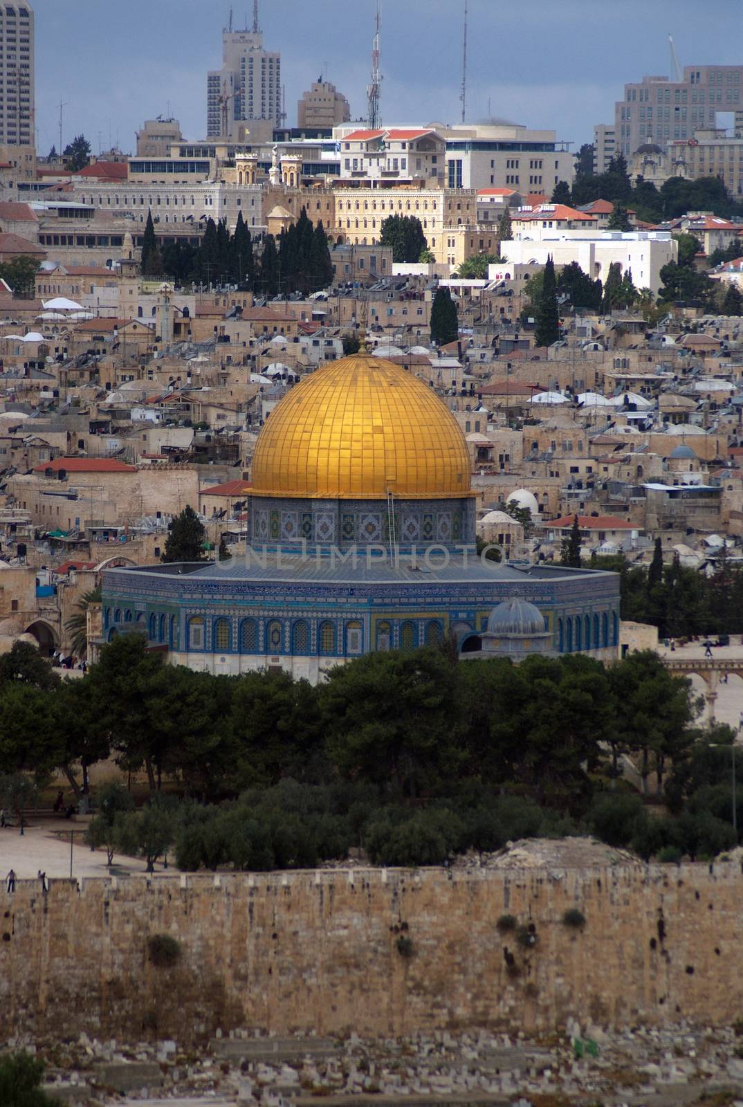 Jerusalem temple mount panorama by javax