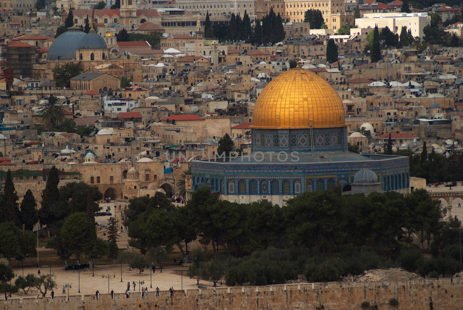 Jerusalem temple mount panorama by javax