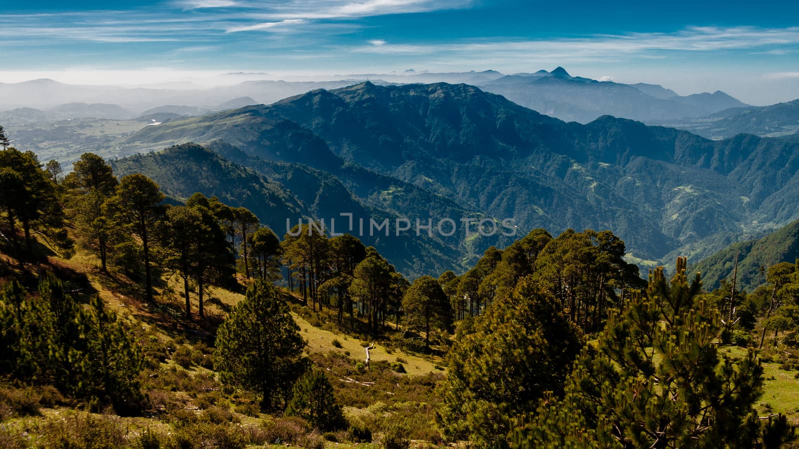 Mountain Tajamulco biggest Mountain in Centralamerica located in Guatemala