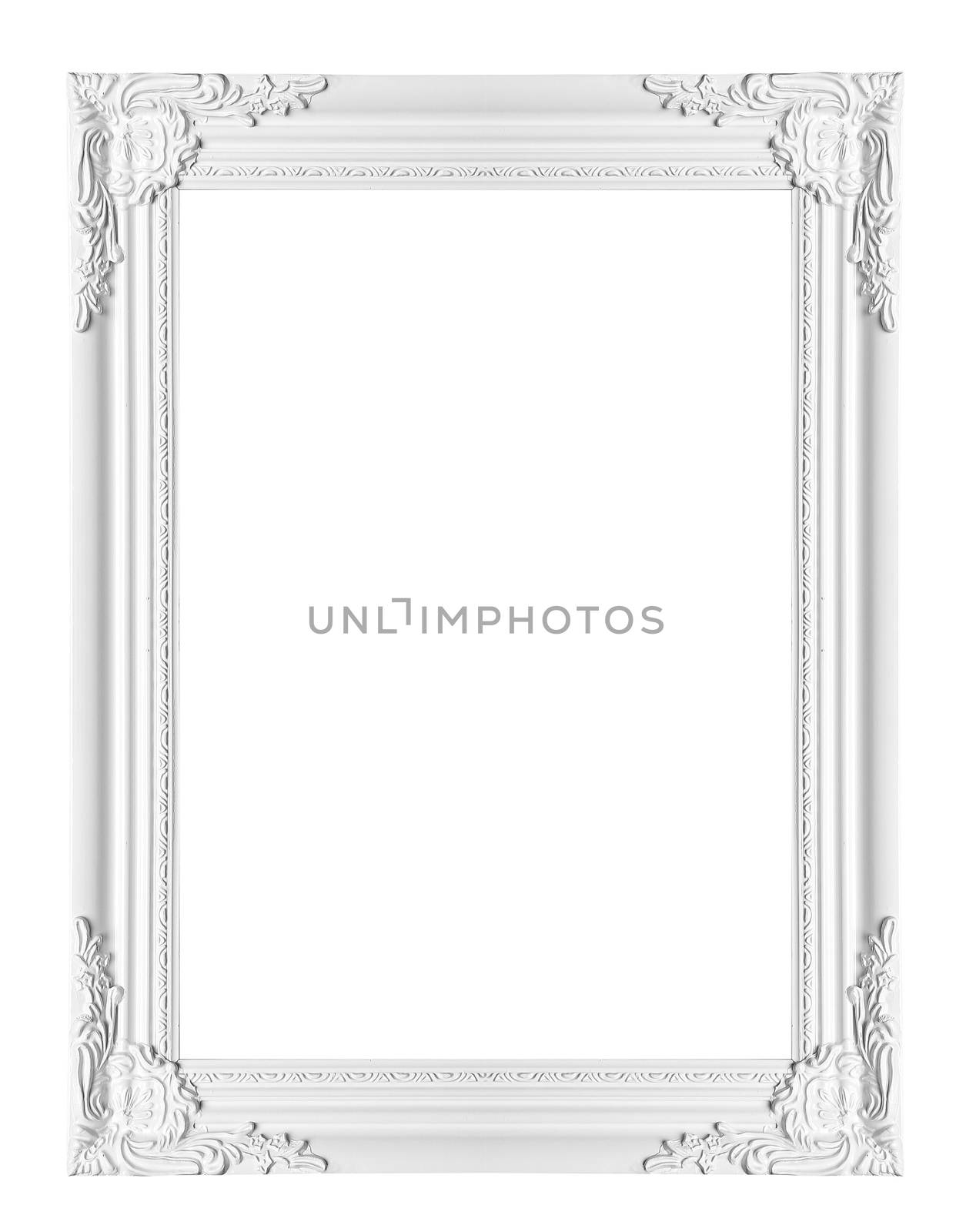 white vintage frame by simpleBE