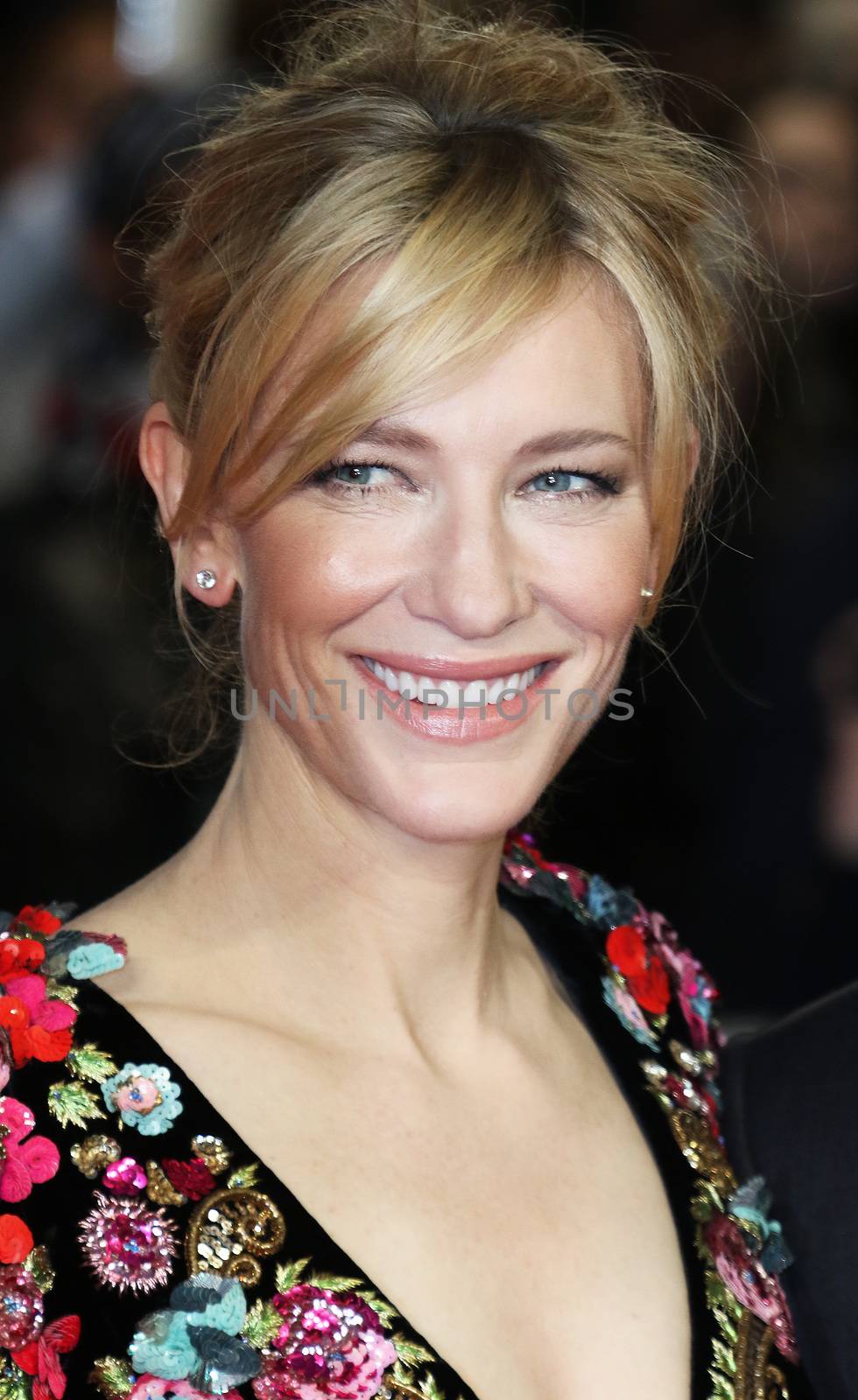 UNITED KINGDOM, London: Cate Blanchett attends a screening of Truth during the BFI London Film Festival at Odeon Leicester Square on October 17, 2015.