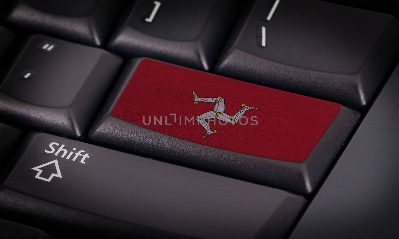 Flag on keyboard by michaklootwijk