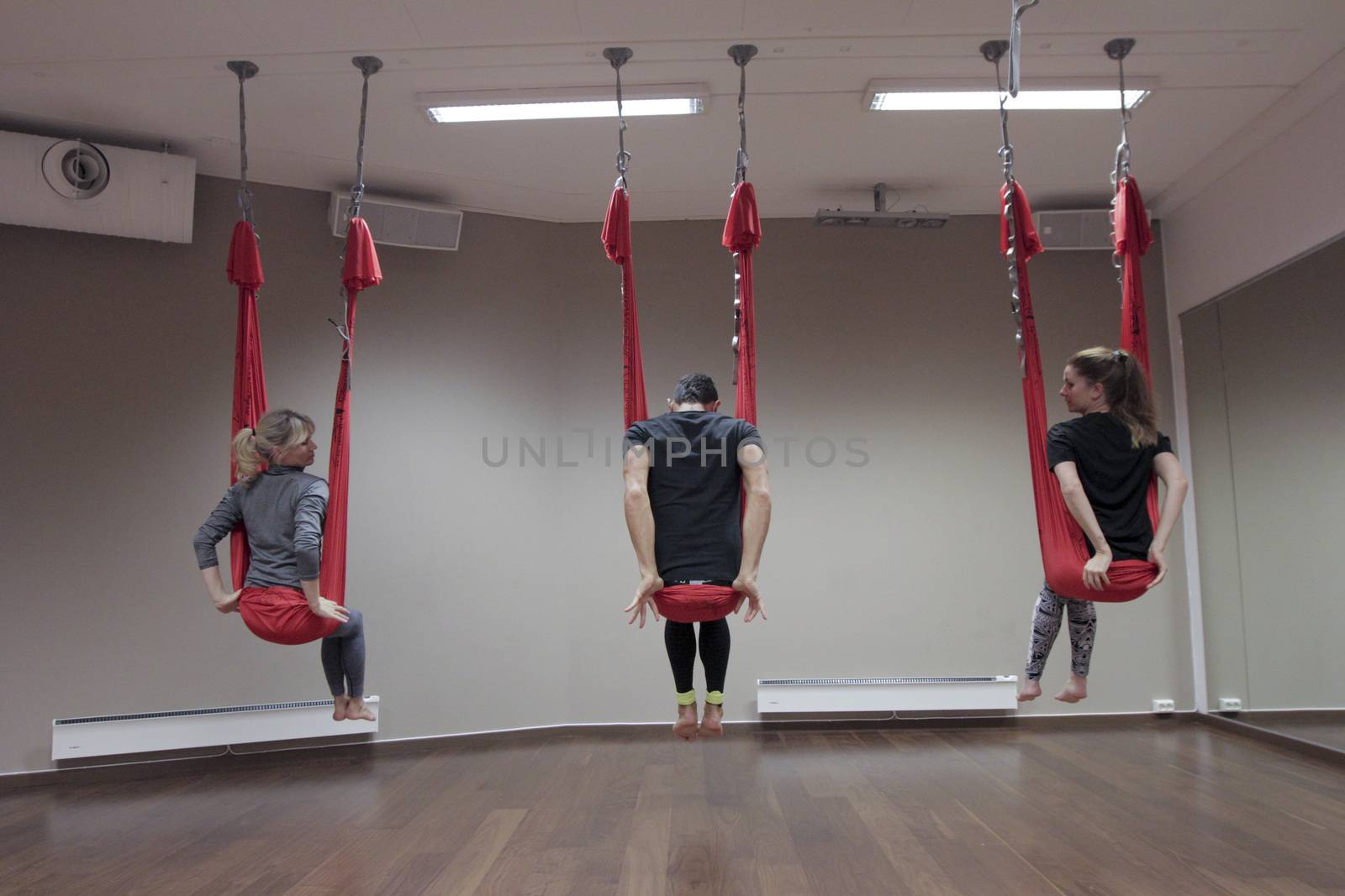 Treningstimen Anti-Gravity Yoga på Sats