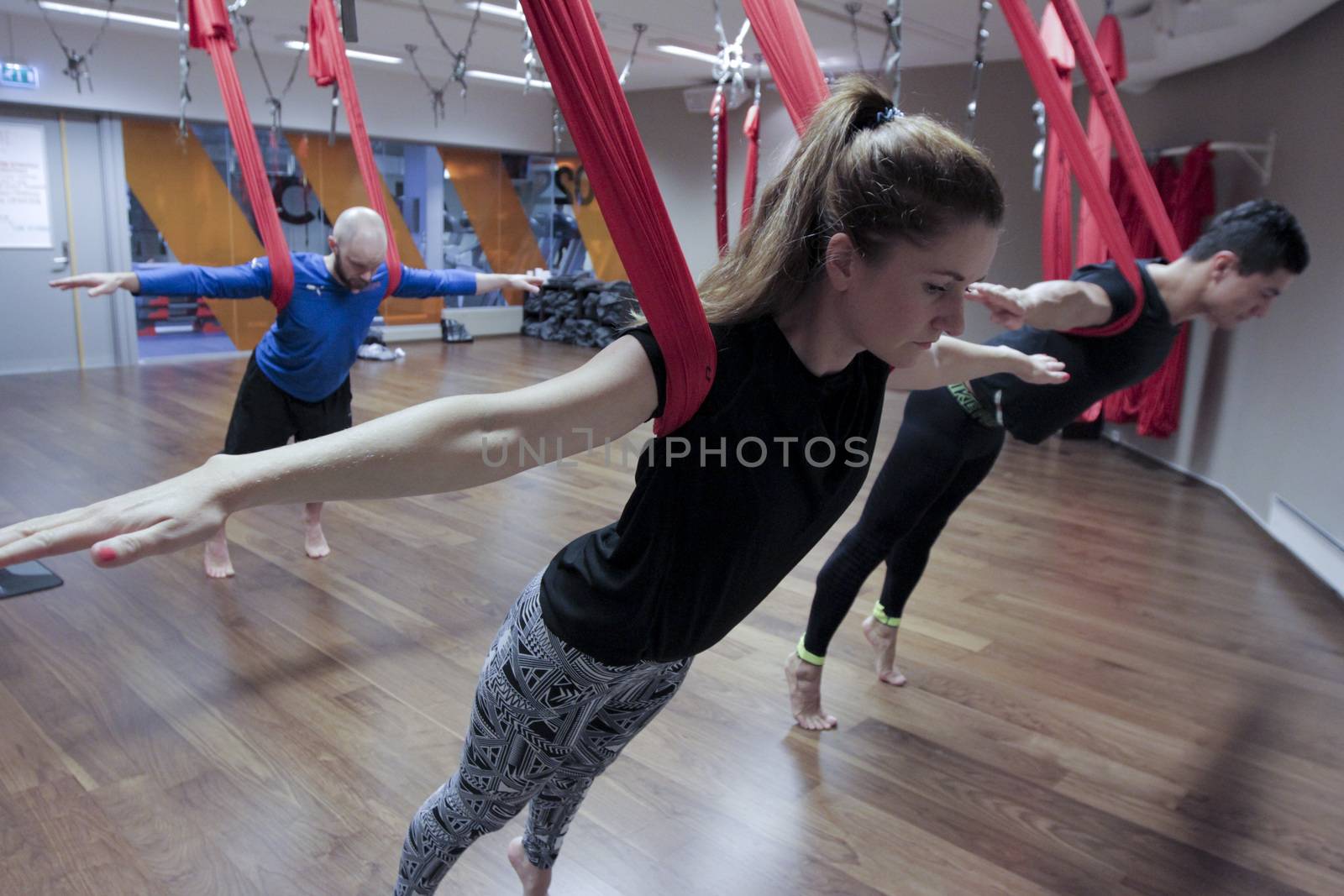 Treningstimen Anti-Gravity Yoga på Sats