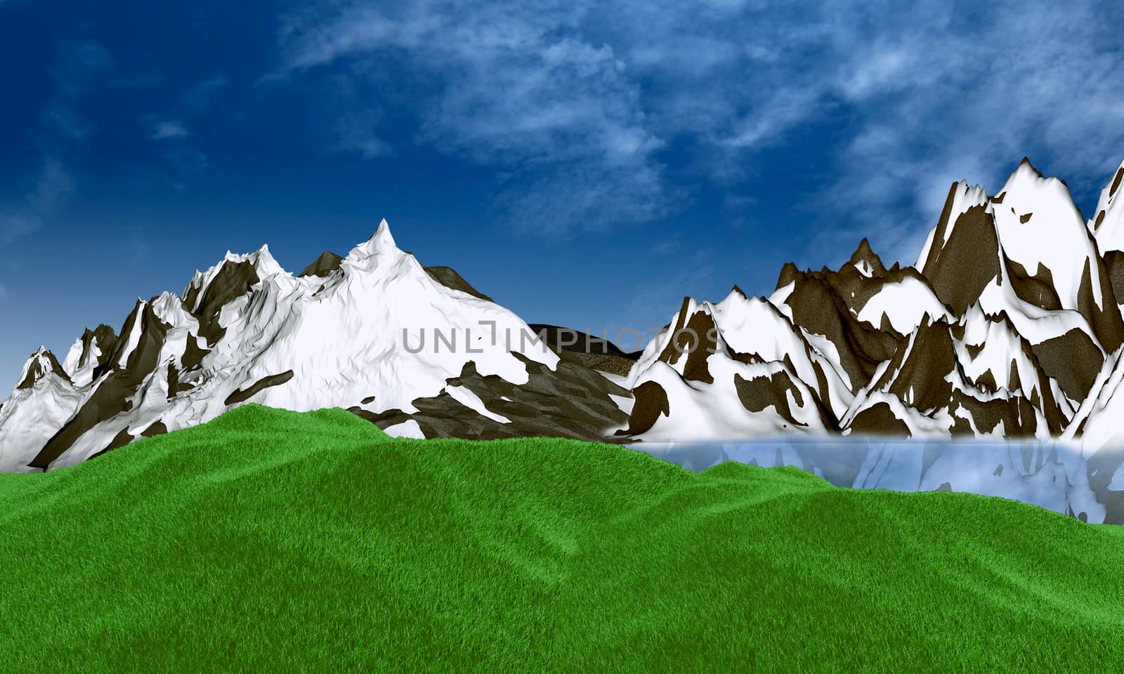 3d mountain