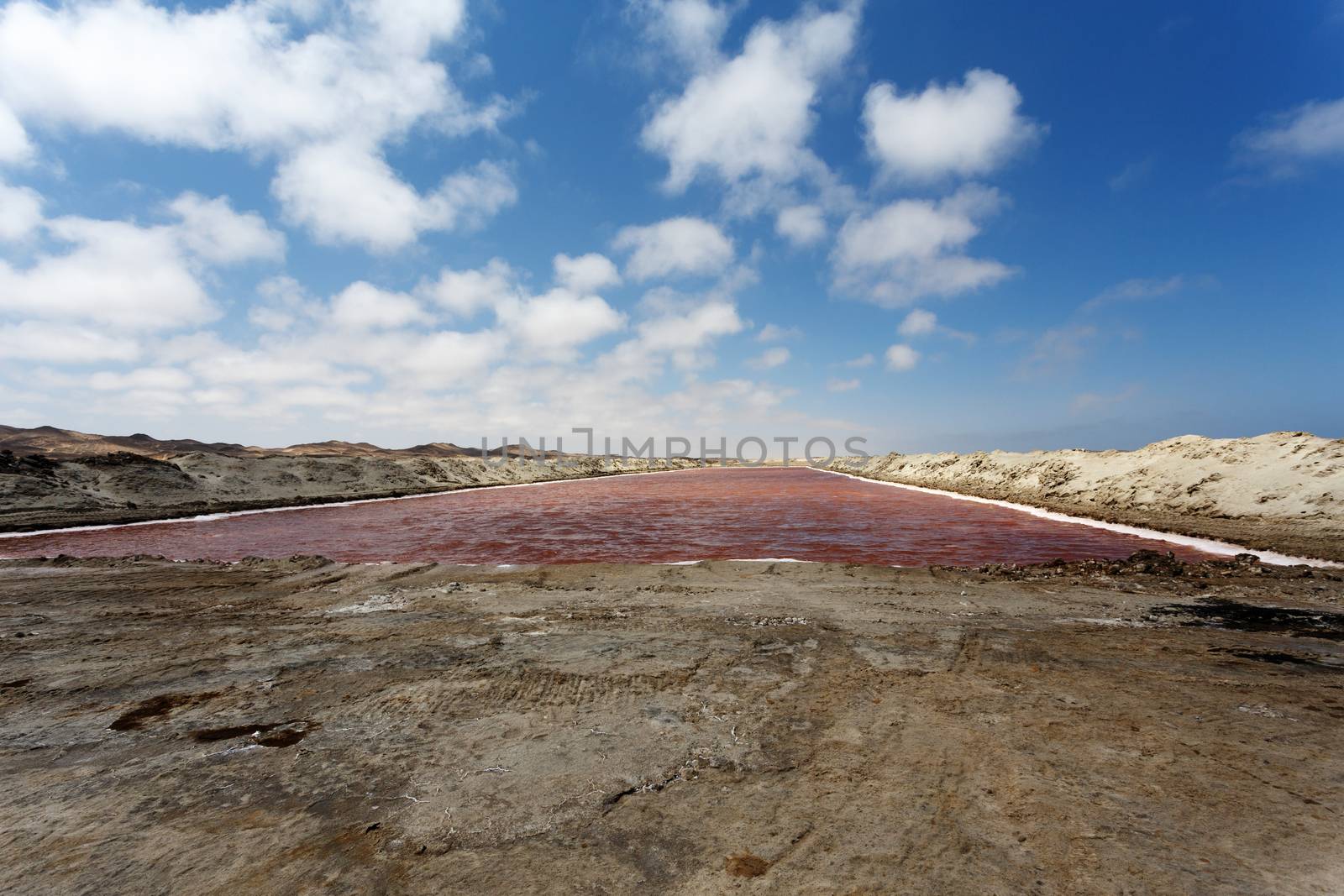 salt mineral mining in Namibia near Cape Cross