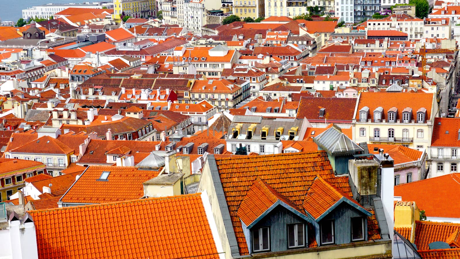 Scenery from castle st. Jorge portugal lisbon 