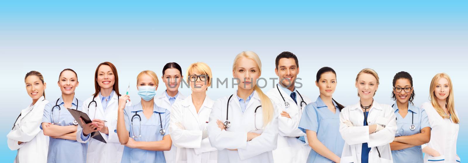 team or group of doctors and nurses by dolgachov