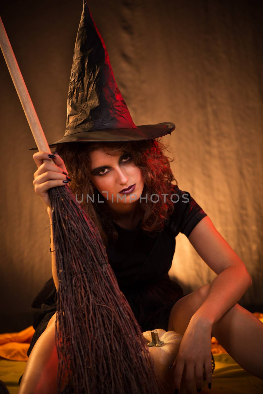 Tired Halloween witch by MilanMarkovic78