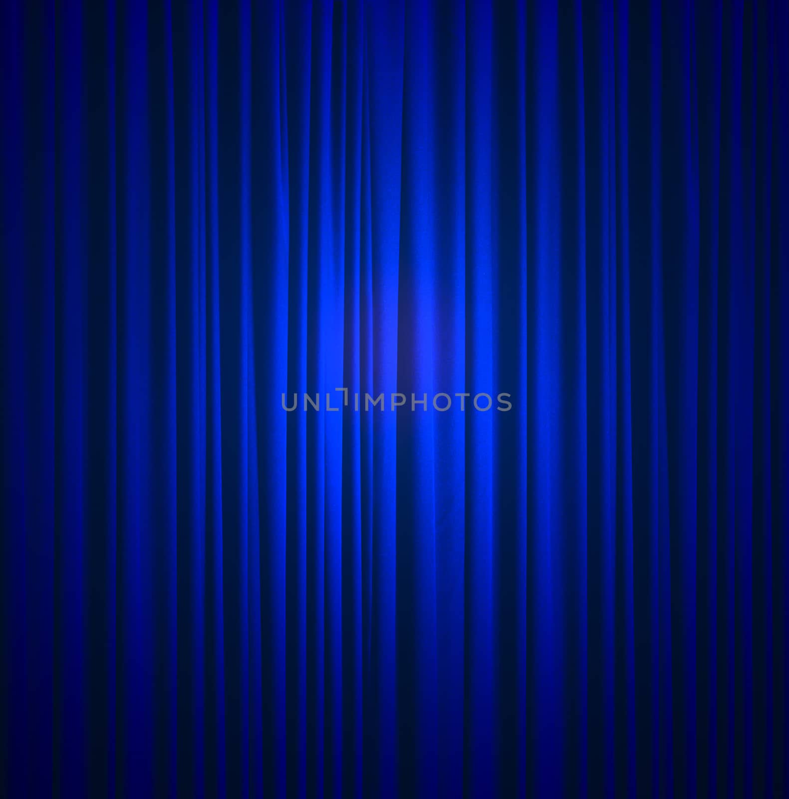 blue silk curtain background by rudchenko