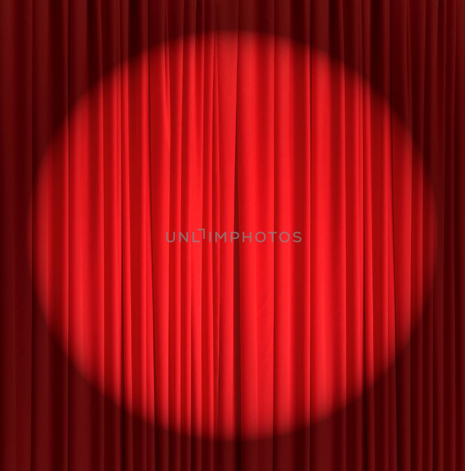 red silk curtain background