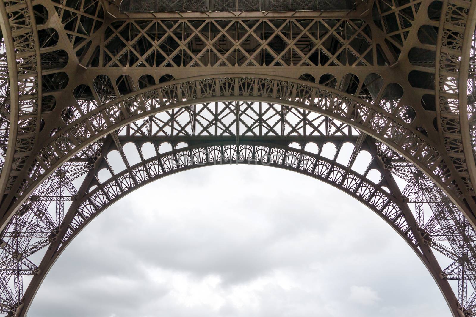 Pattern of  Eiffel Tower in Paris by siraanamwong