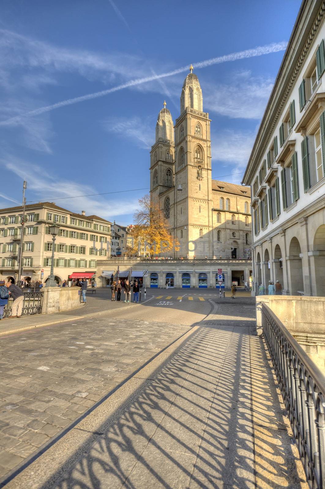 Cathedral of Zurich, Switzerland by anderm