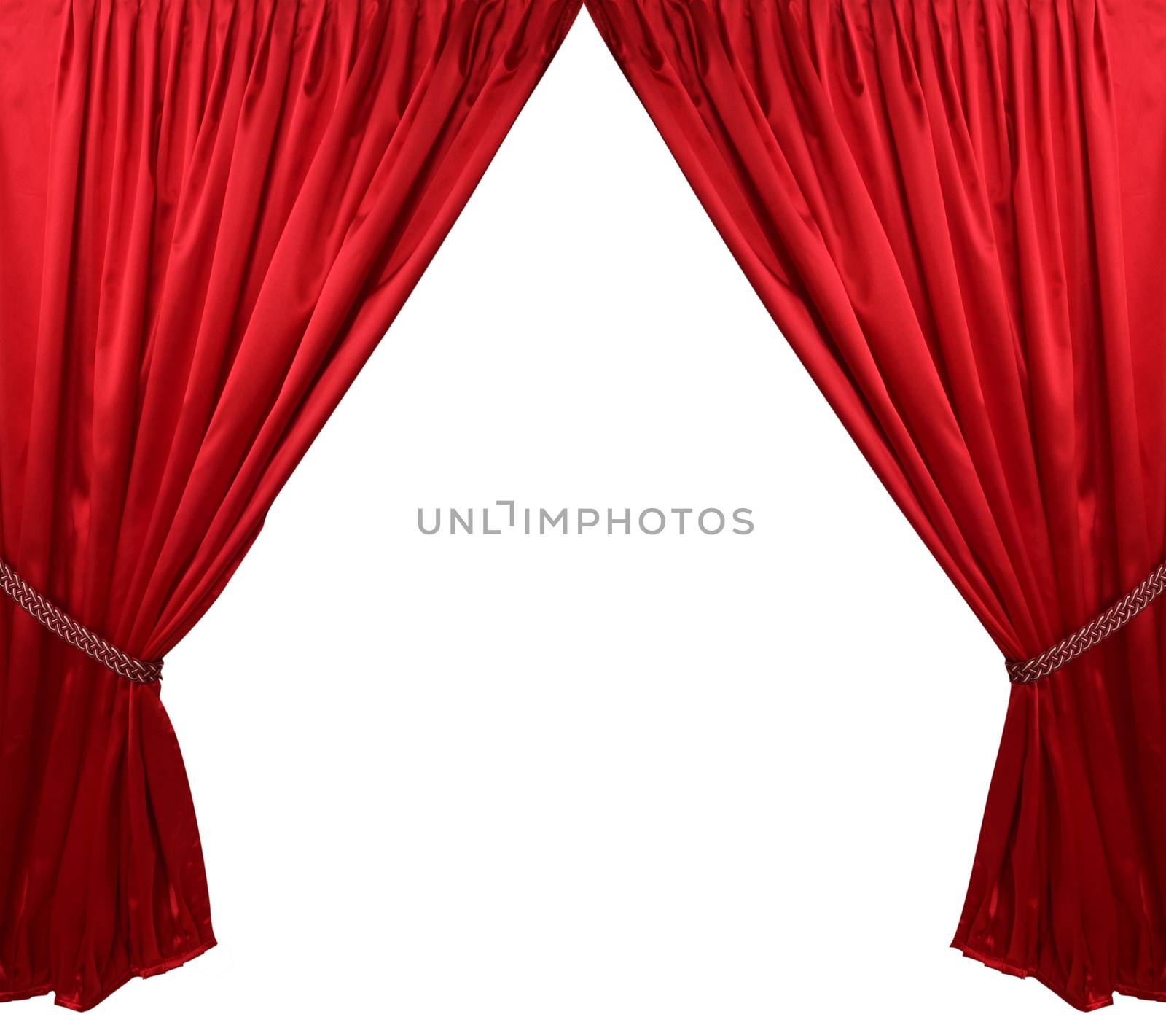 Red theater curtain background
