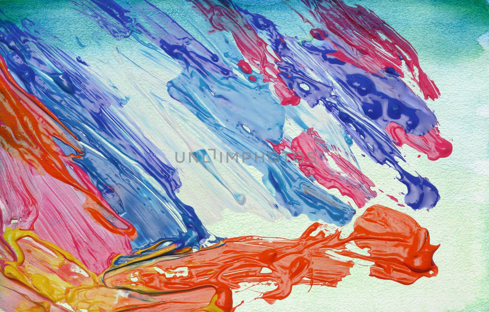 Abstract watercolor painted background by rudchenko