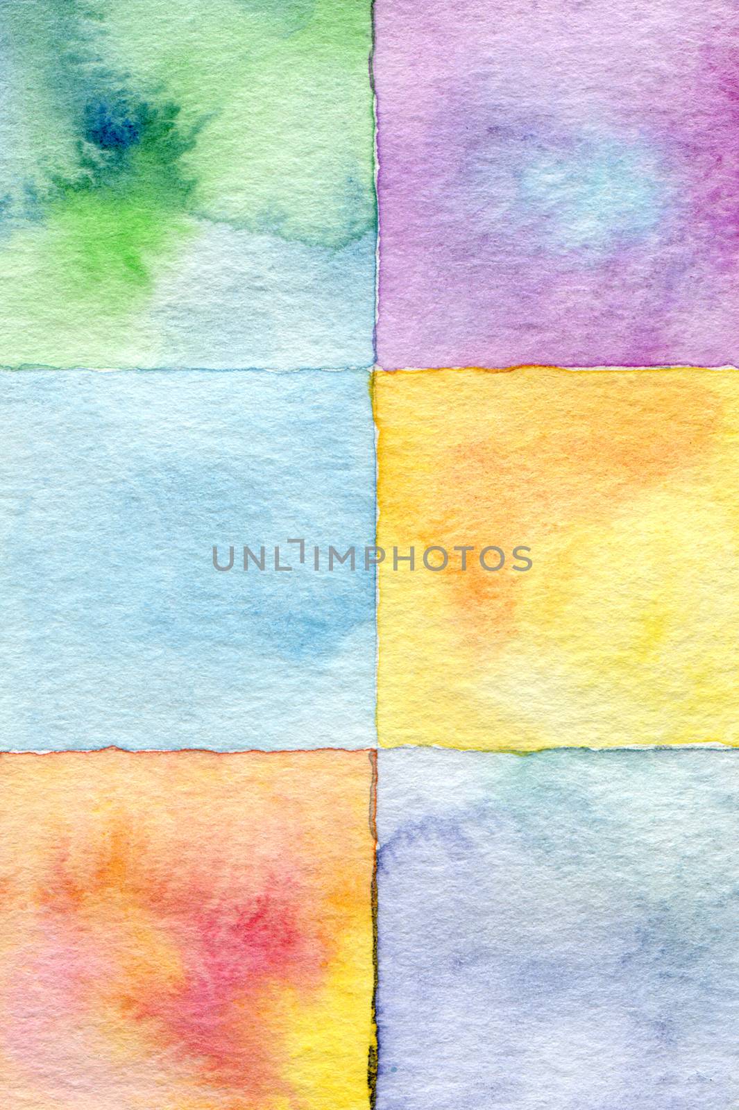 Abstract  square watercolor painted background by rudchenko
