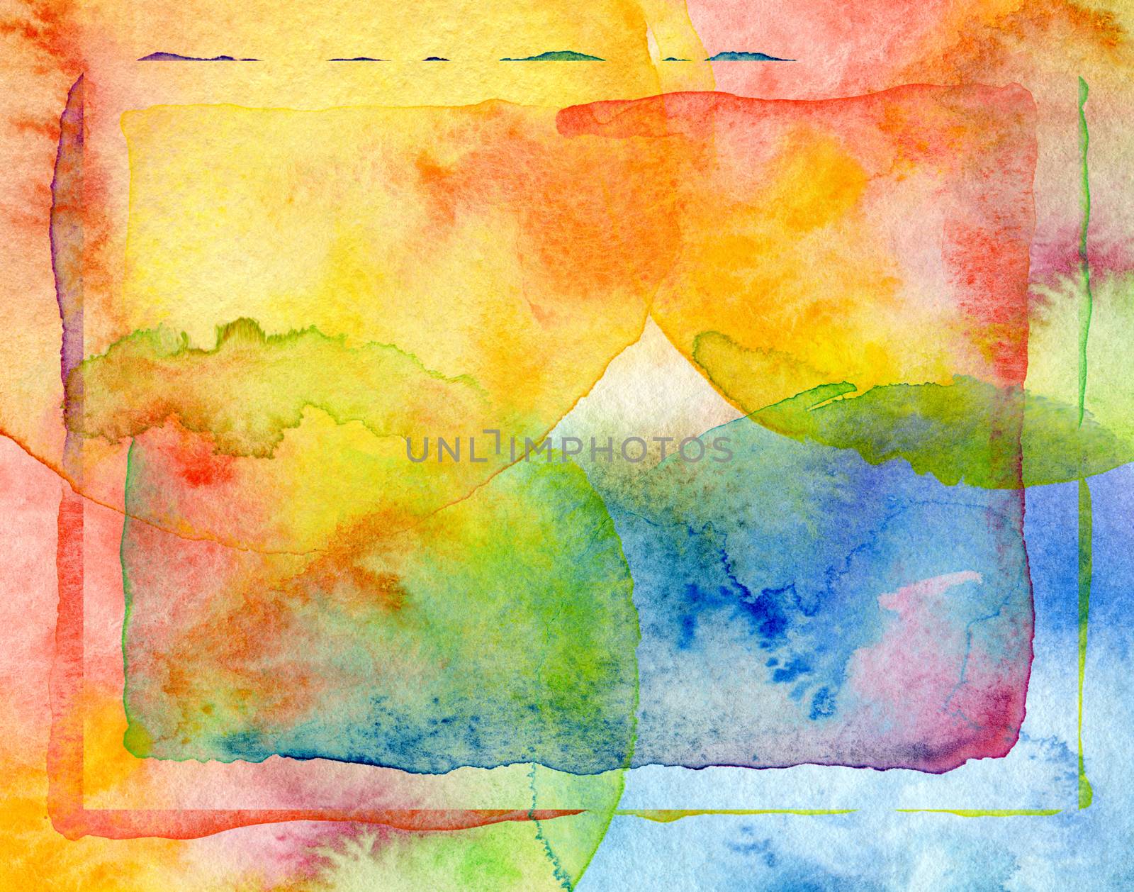 Abstract watercolor painted background