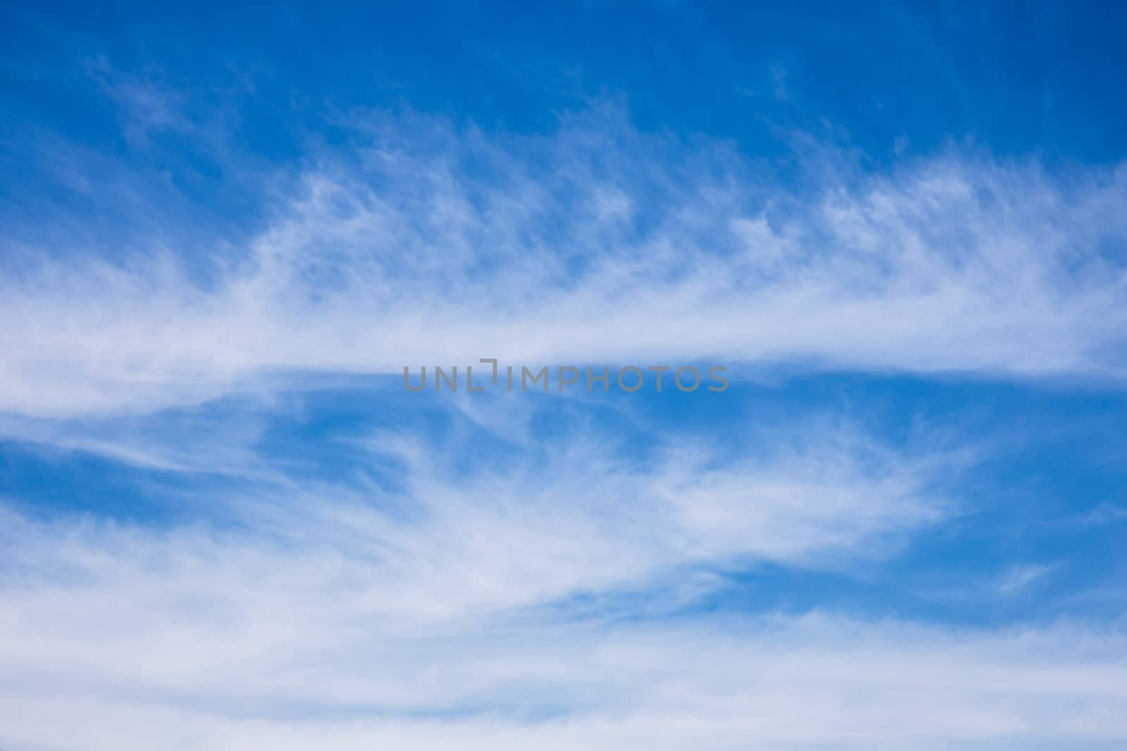 blue sky with big cloud by powerbeephoto