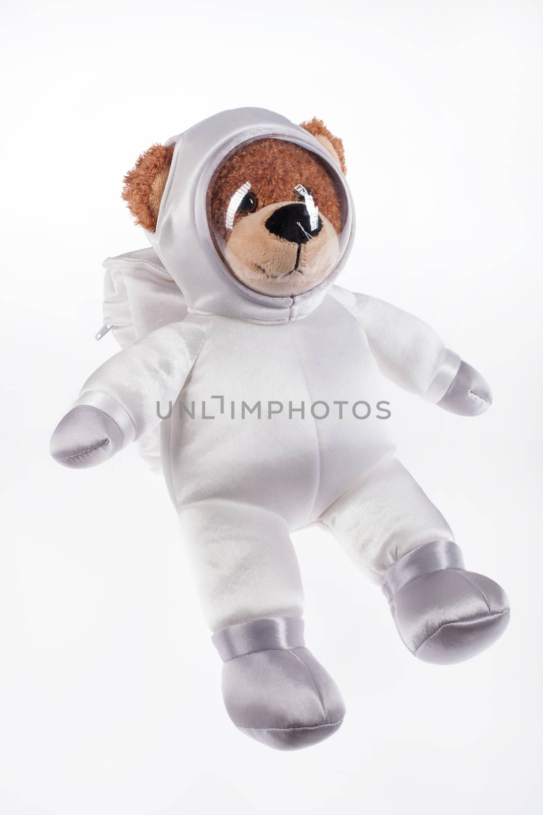 Toy bag for gift on isolated studio background