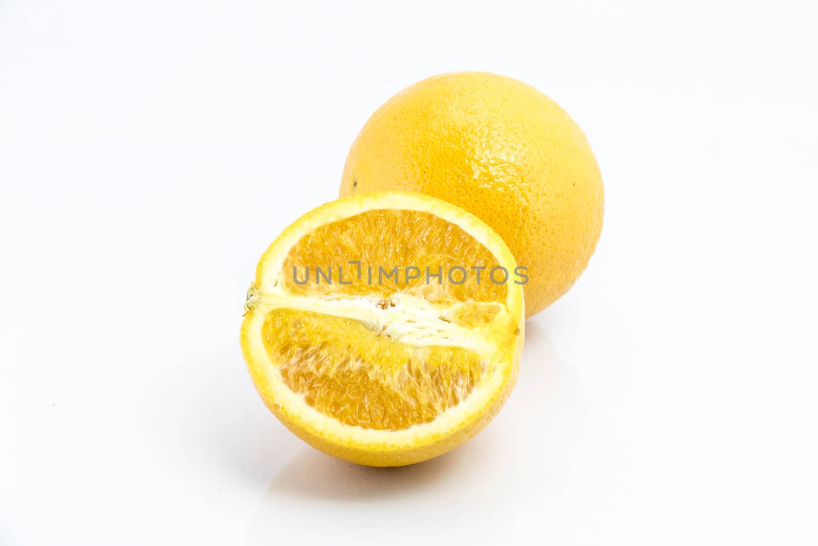 Orange fruit isolated on white background, Fruits and vegetables