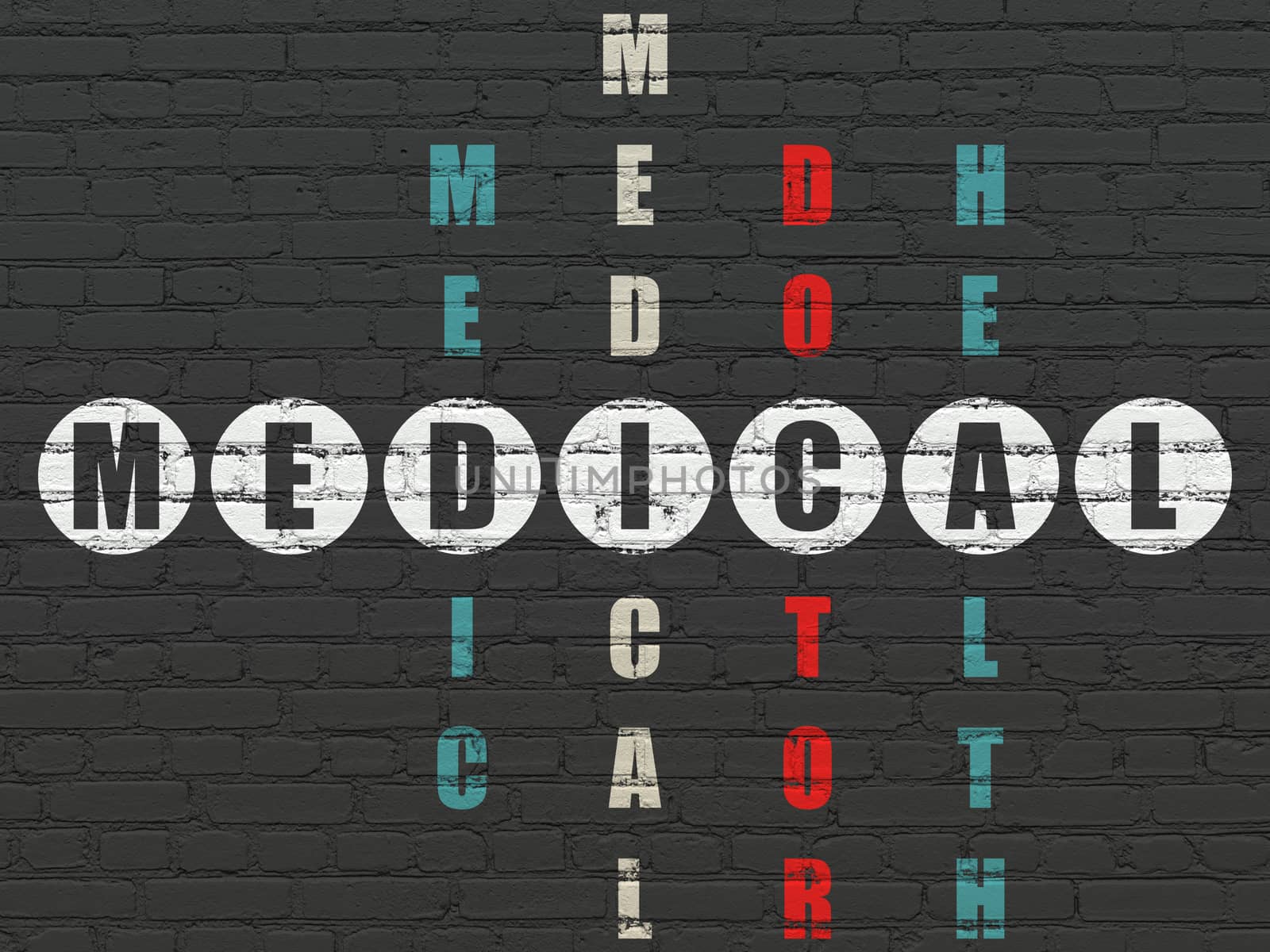 Medicine concept: Medical in Crossword Puzzle by maxkabakov