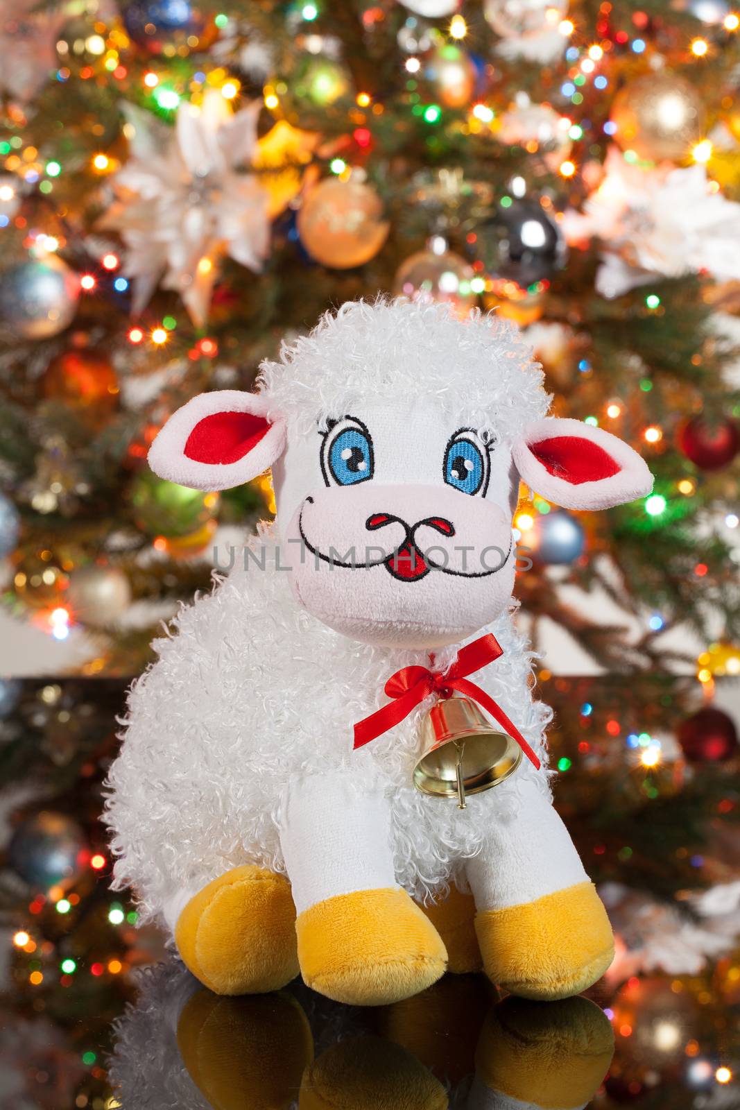 Toy near the New Year's tree