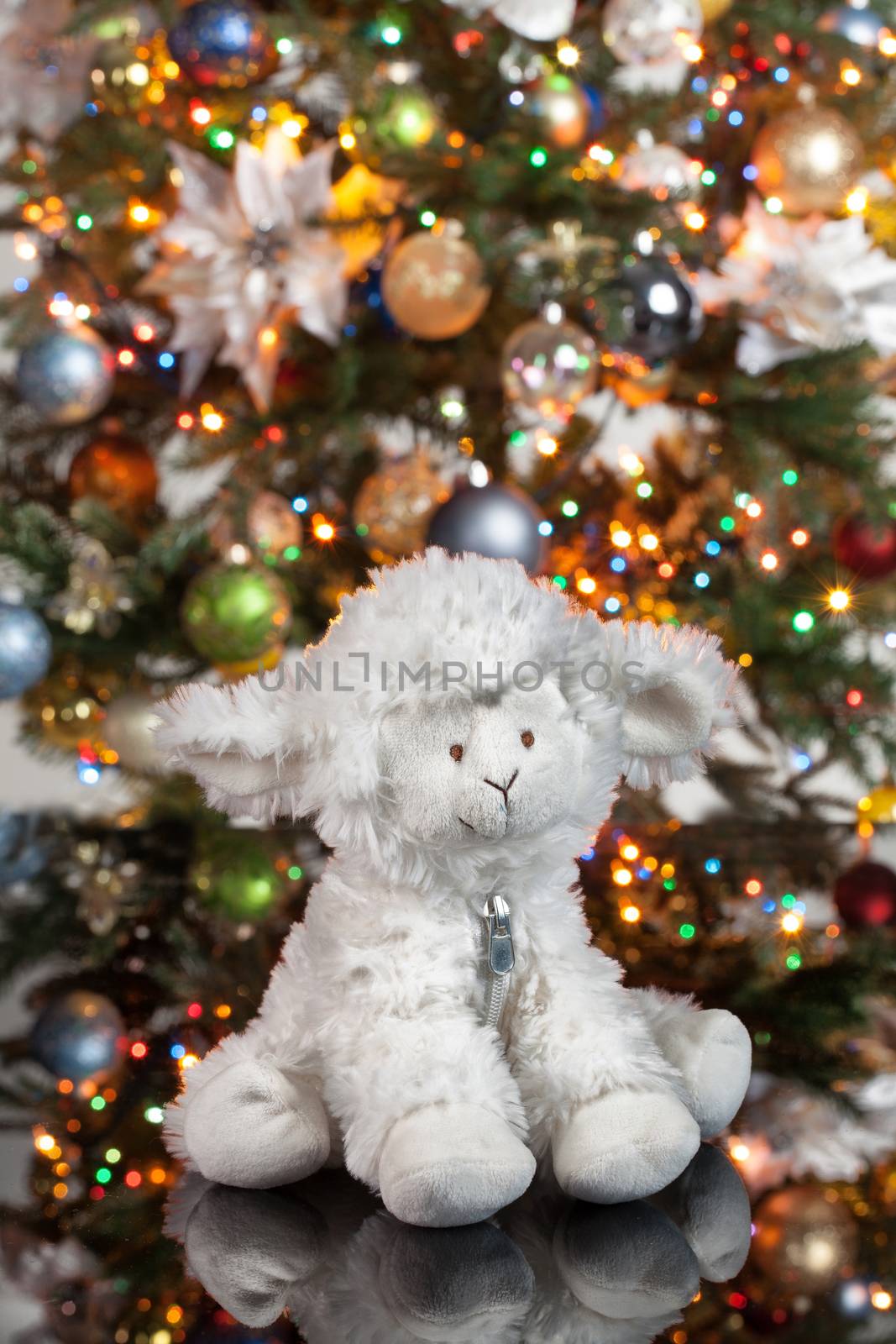 Toy near the New Year's tree
