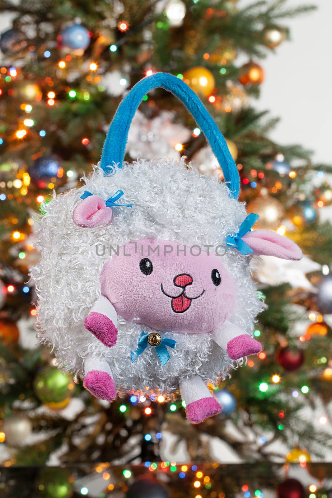 Toy near the New Year's tree