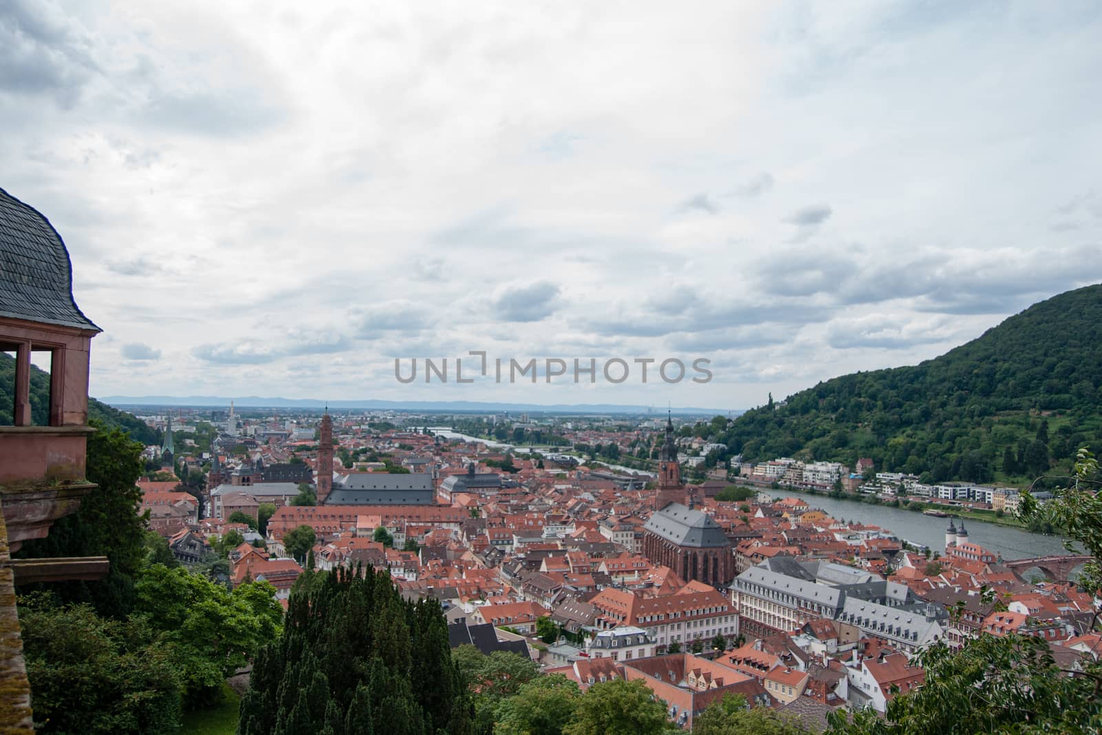 Heidelberg Germany attraction town view from castle