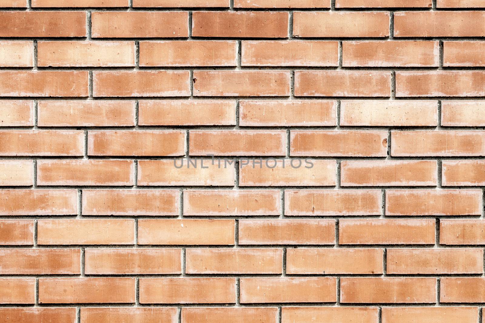 The Weathered Old Red Brick Wall Background