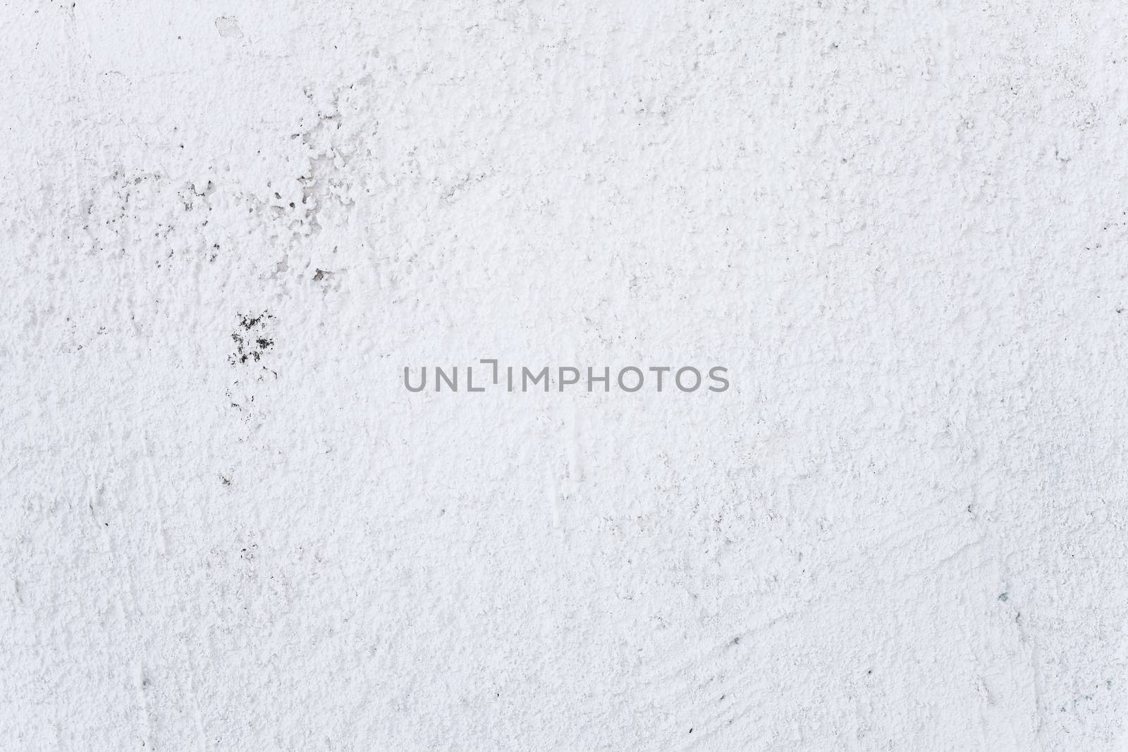 Grungy White Concrete Wall Background by H2Oshka