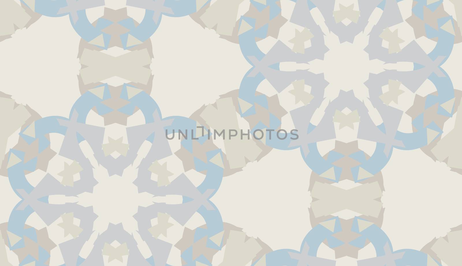 Repeating background pattern of gray snowflake shapes