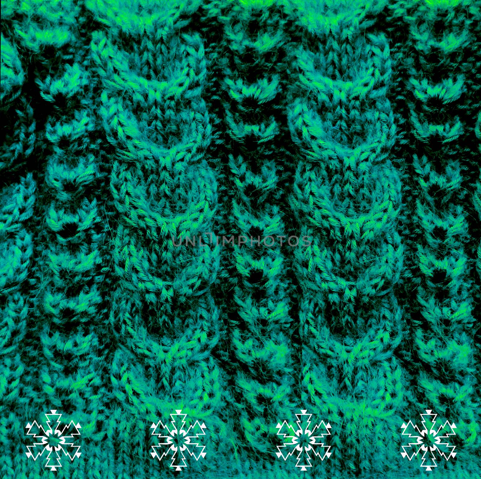 Knitted woolen texture blue by AlexandraFenec