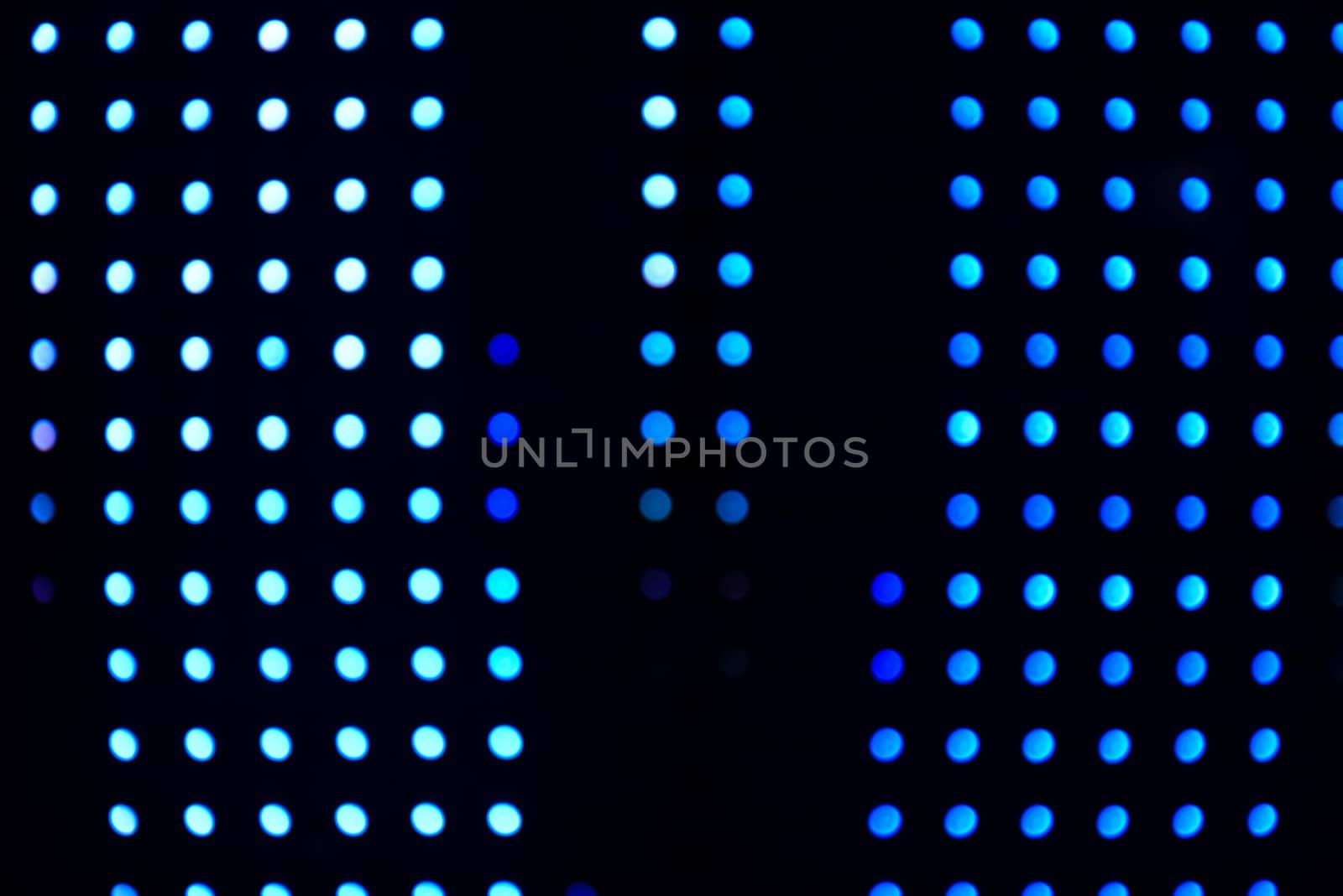 Blurred lights of LED bulb