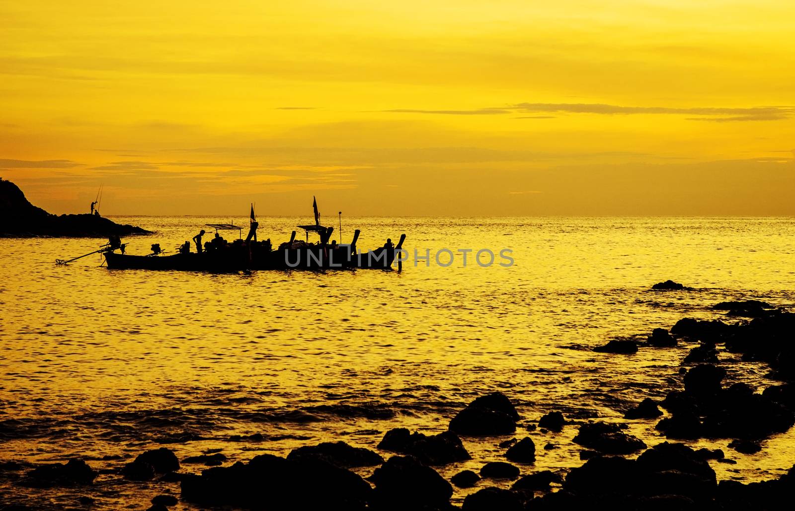 Beautiful nature with color of sunset by jimbophoto