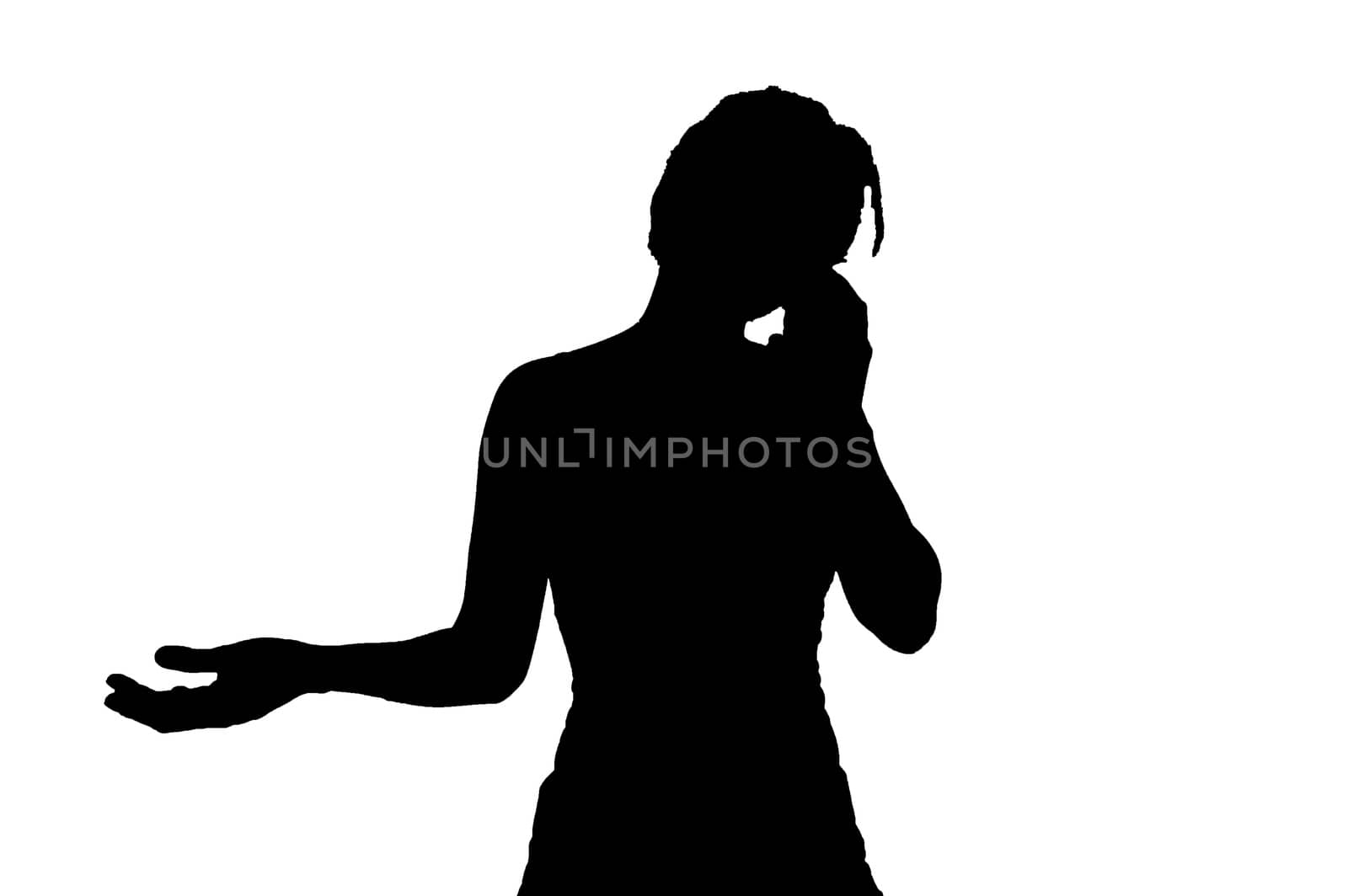 The image of using cellphone