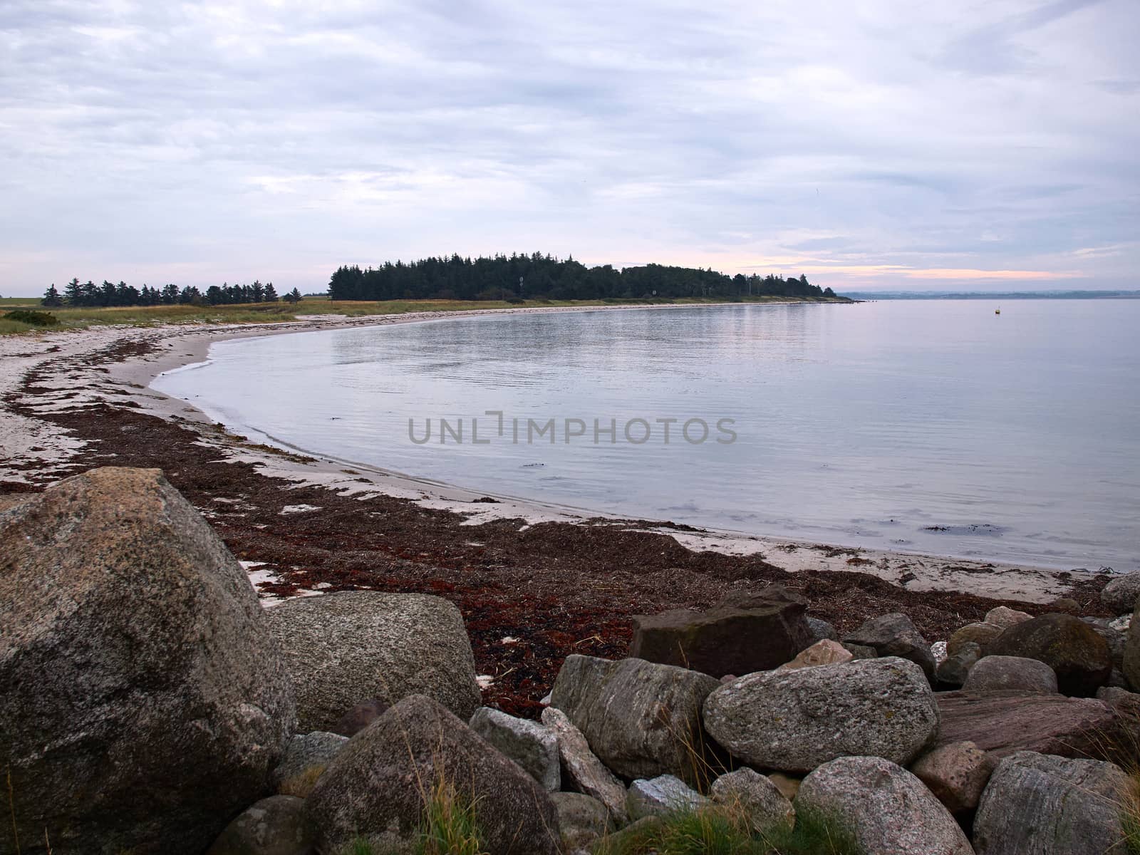 Beautiful coast line beach Denmark by Ronyzmbow