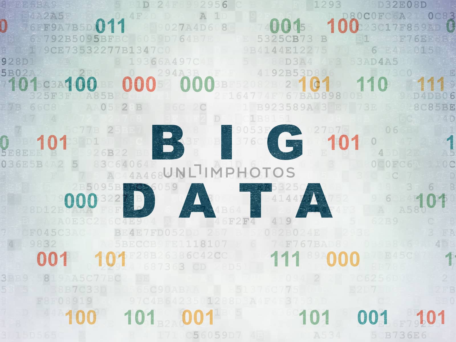 Data concept: Big Data on Digital Paper background by maxkabakov