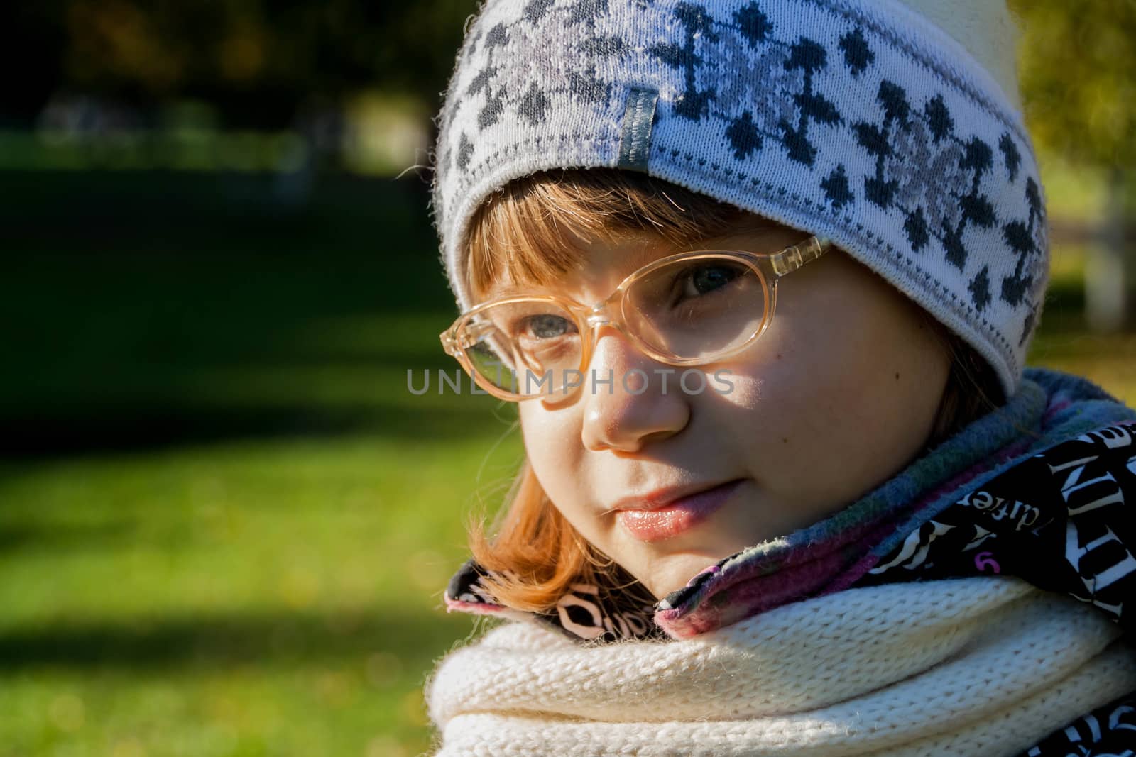Young woman wearing glasses by alexx60