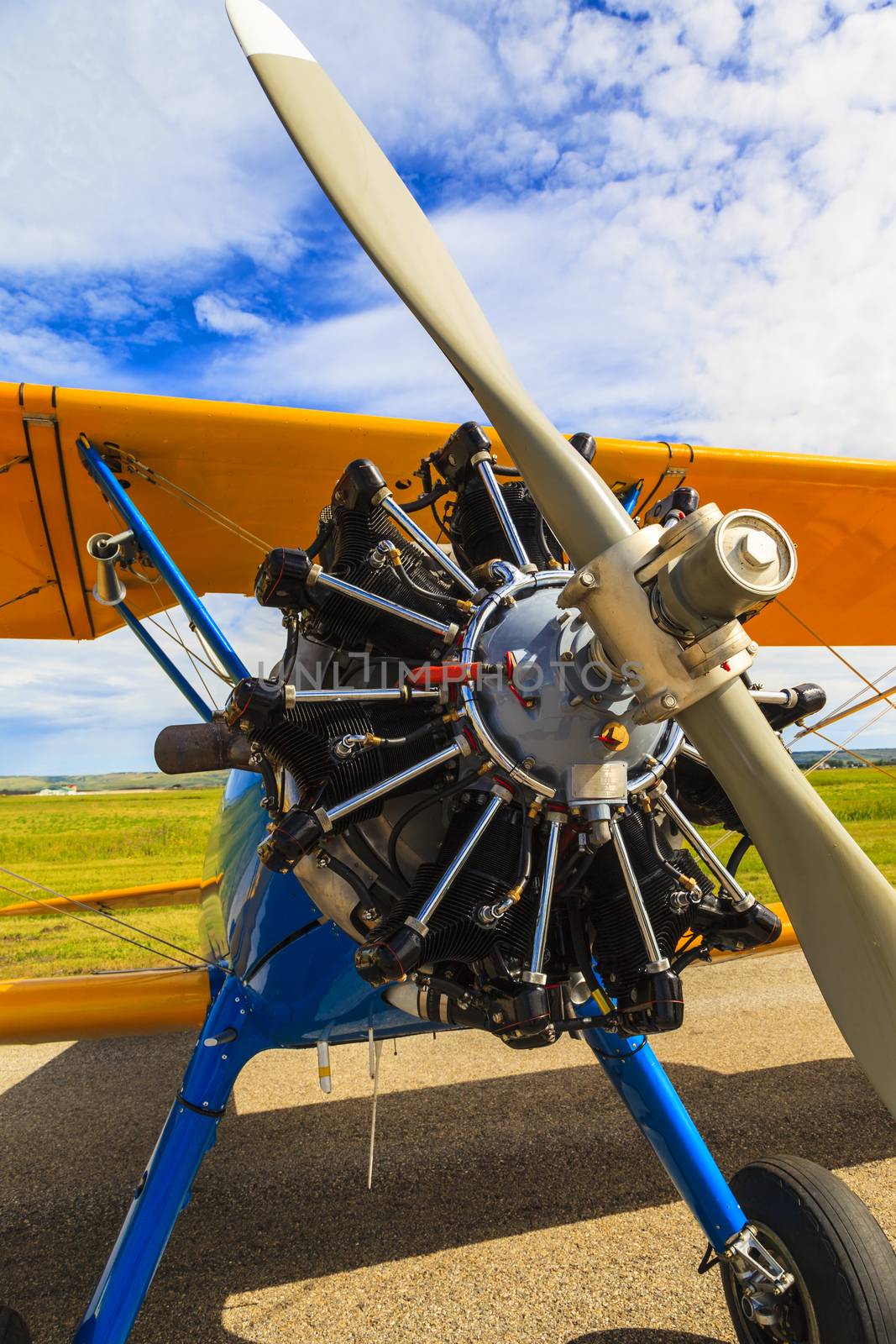 SPRINGBANK CANADA 20 JUL 2015: International Air Show and Open House for Canadian, USA and British current and historical military and civilian aircrafts. There were also numerous flights as well.