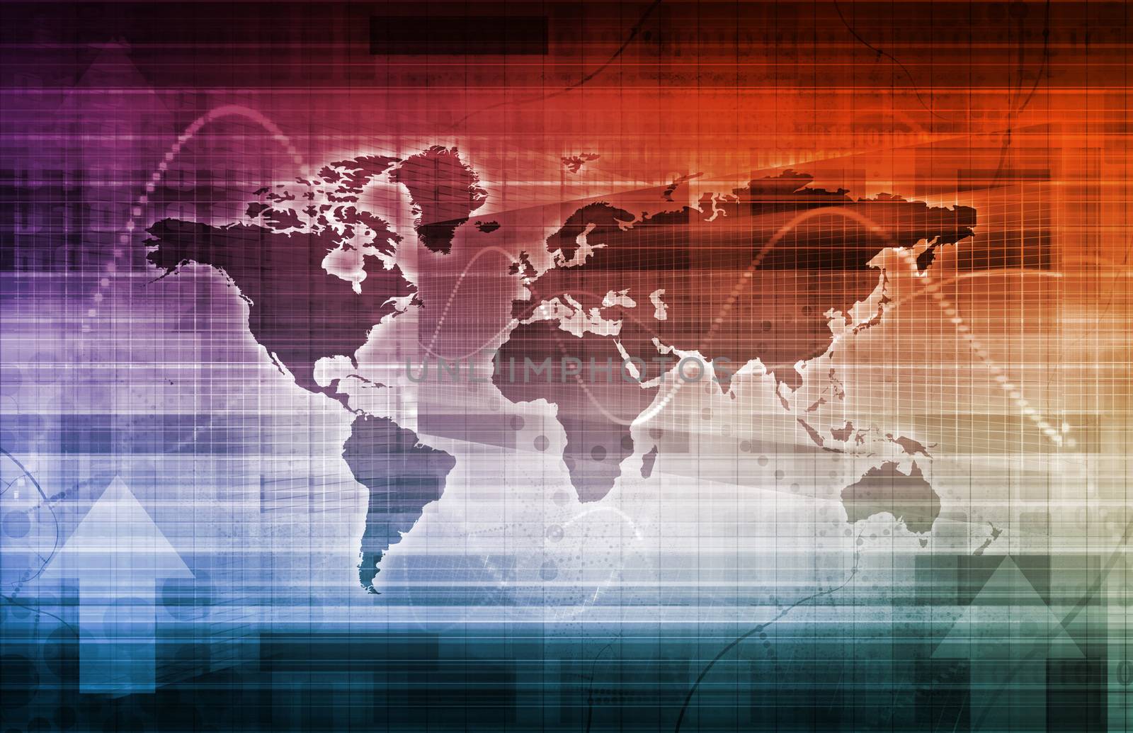 Data Stream of Internet Digital Information Moving