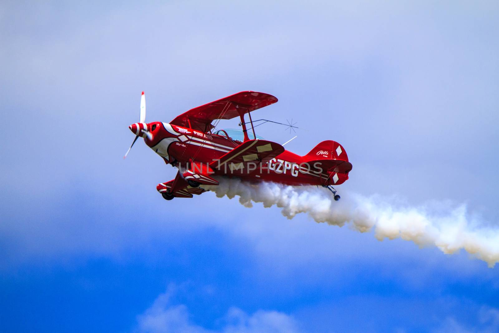 SPRINGBANK CANADA 20 JUL 2015: International Air Show and Open House for Canadian, USA and British current and historical military and civilian aircrafts. There were also numerous flights as well.