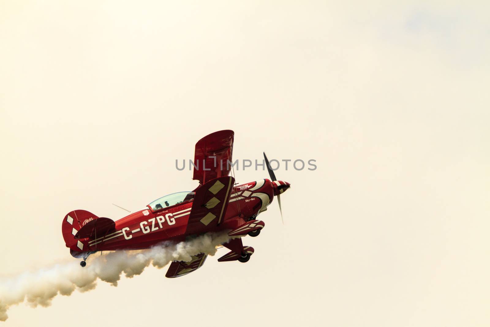 SPRINGBANK CANADA 20 JUL 2015: International Air Show and Open House for Canadian, USA and British current and historical military and civilian aircrafts. There were also numerous flights as well.