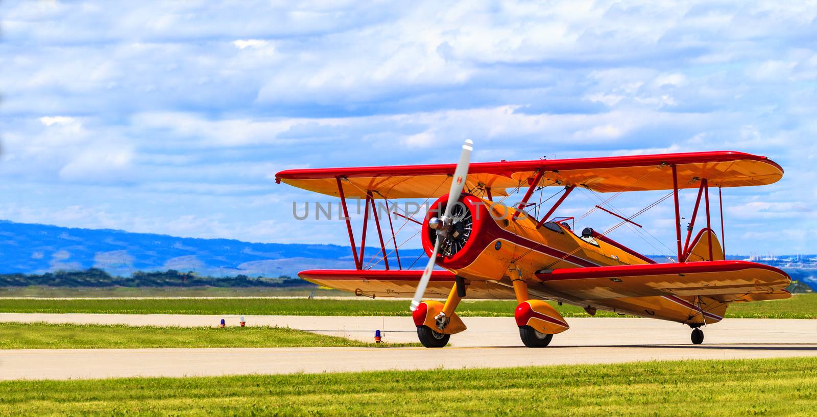 SPRINGBANK CANADA 20 JUL 2015: International Air Show and Open House for Canadian, USA and British current and historical military and civilian aircrafts. There were also numerous flights as well.