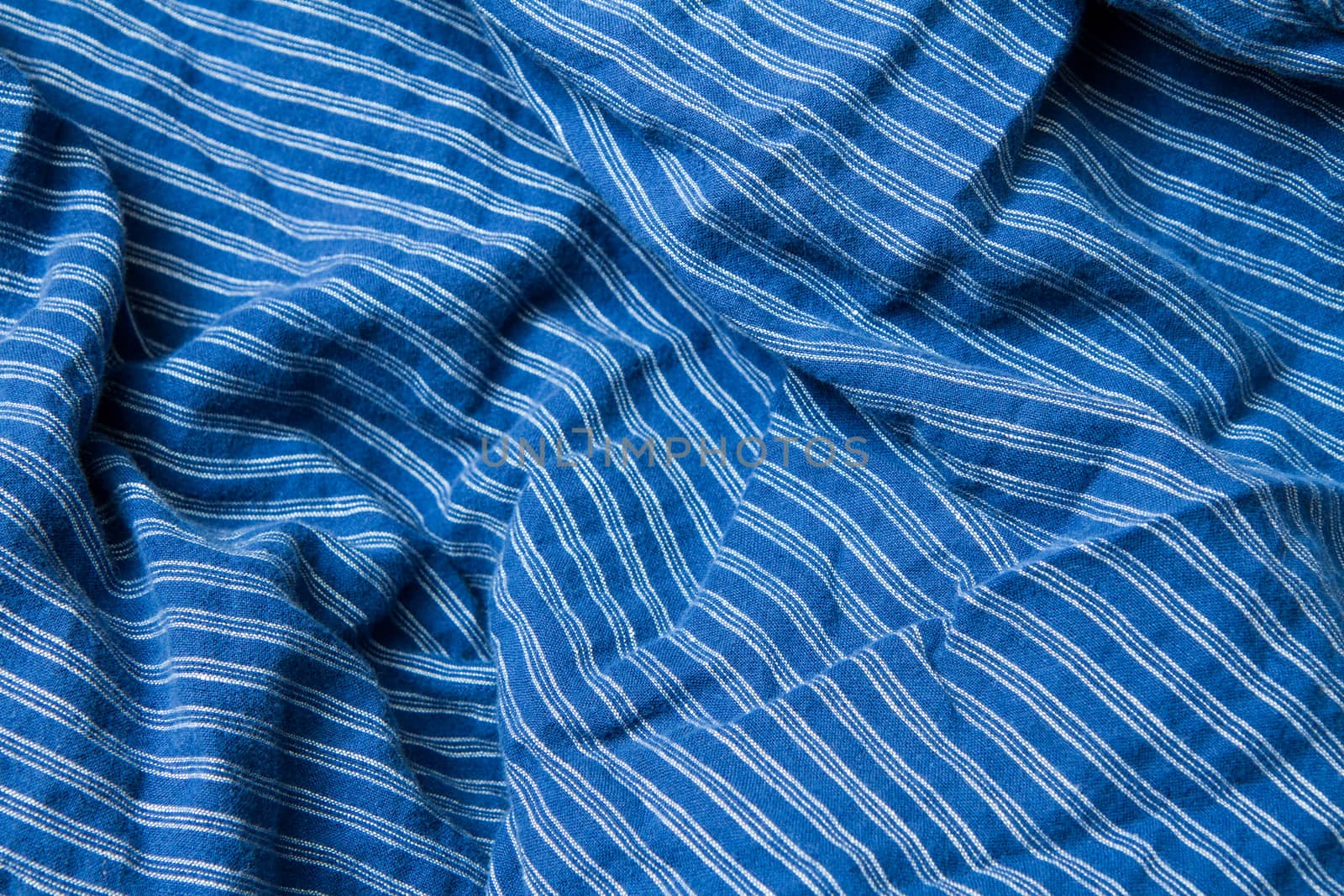 Crumpled up shirt showing off it's texture