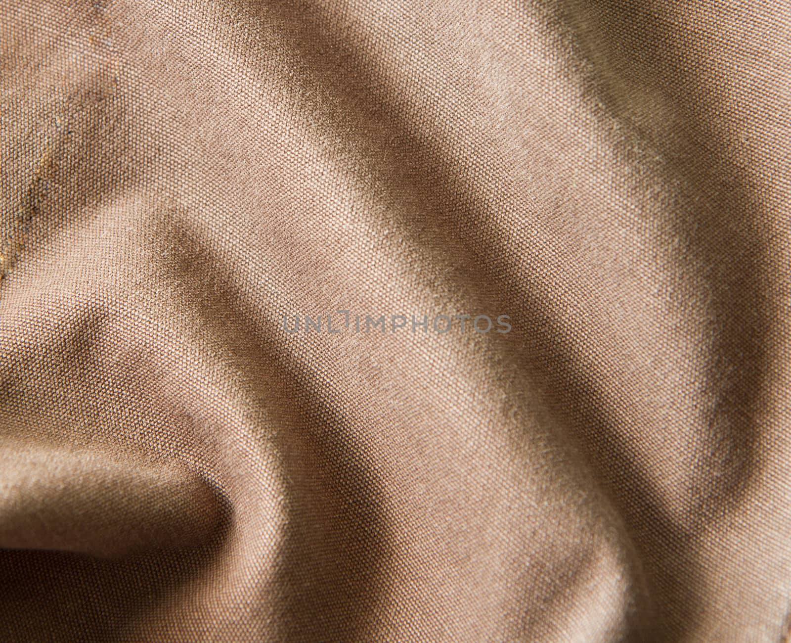 Cloth background where the fabric is wrinkled up