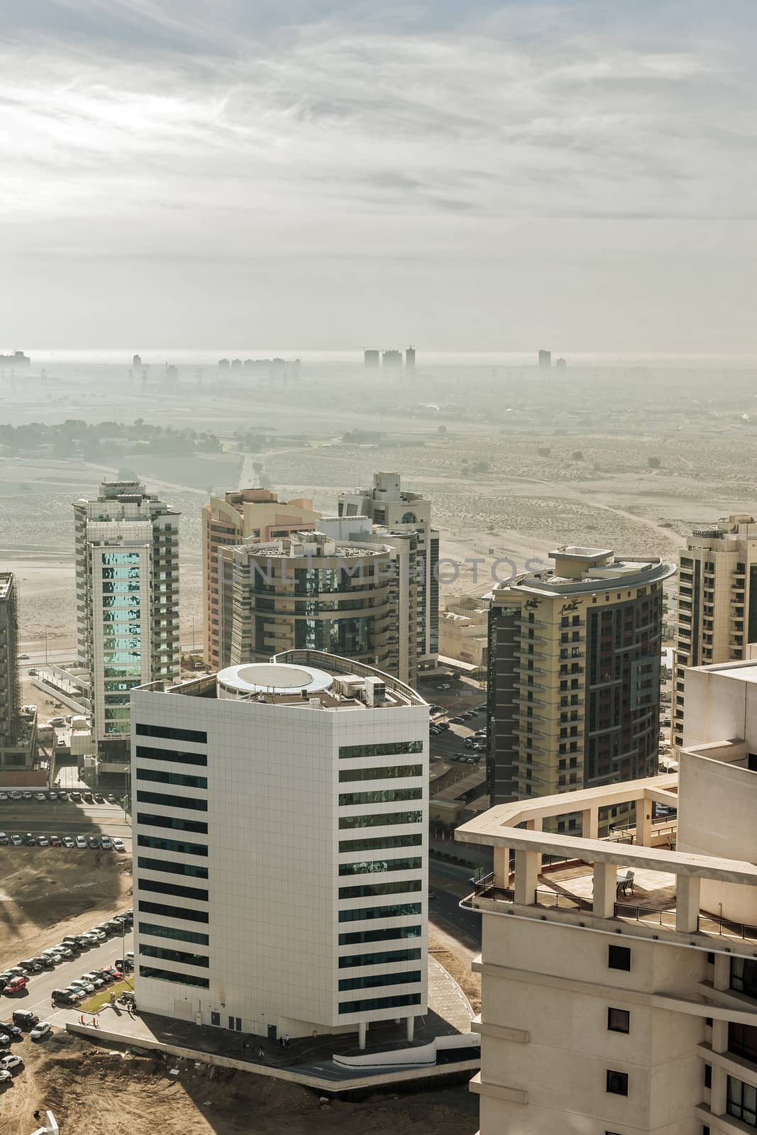 Dubai skyline, United Arab Emirates.  by H2Oshka