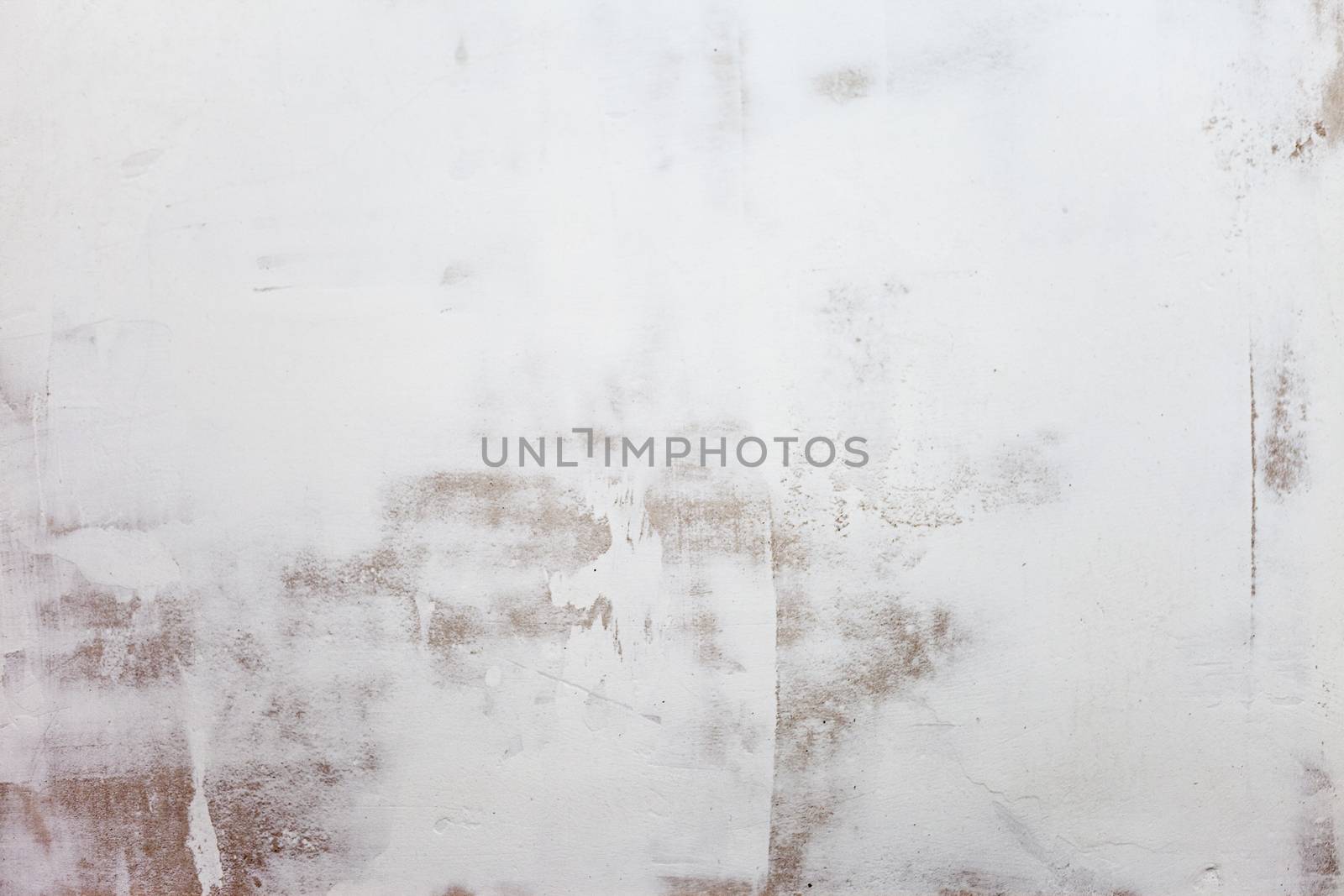Grungy White Concrete Wall Background by H2Oshka