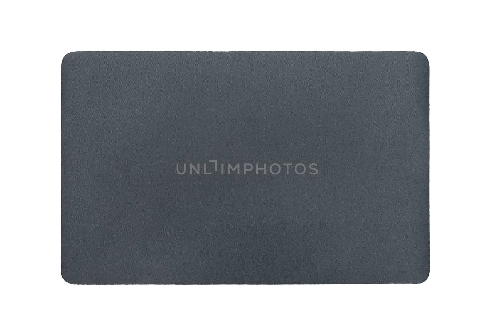 Grey mouse-pad isolated on white background