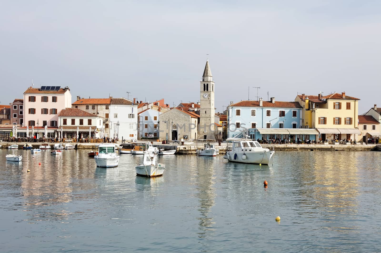 FAZANA, CROATIA - OCTOBER 25: Detail of Fazana, Croatian touristic place in early autumn on October 25, 2015